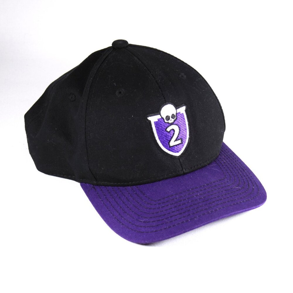 RARE Monster High 2 crew cap snapback baseball cap black and purple hat